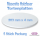 5er Packung weiss 20 cm x 4 mm (10") folierte Masonite (Holzfaser) TortenPlatte Cake board von Culpitt - auch für schwere Torten