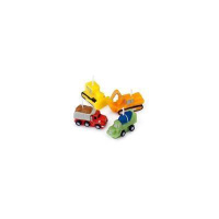 Kerzen Baugeräte - Construction Shapes  4 Stk. Set je 4,1 cm
