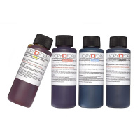 Lebensmittel Tinte 4 x  100 ml Flasche SET je 1 x  gelb,...