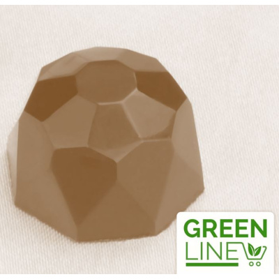 Schokoladeform Pralinen Diamant f&uuml;r Hohlk&ouml;rper - Greenline ohne &Uuml;berverpackung