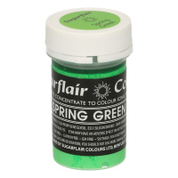 Pastel Paste Spring Green - Fr&uuml;hlings Gr&uuml;n Pastenfarbe 25 g von Sugarflair - Neu E171frei - f&uuml;r Zuckerpasten, Icing, Buttercreme etc.