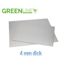 Torten Platte 46 x 40  cm silber  rechteckig Dicke 4 mm - Cake-Masters greenline - nachhaltig ohne Verpackung