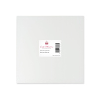 Tortenplatten 3 mm weiss 3 Stk. Packung  quadratisch 35  x 35 cm x 3 mm dick Cakecard von Cake-Masters - beidseitig fettabweisend