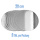 Torten Unterlagen Set dünn 8 Stk. 20 cm 2,5 mm dick SILBER glänzend  rund Silver Plate von  Cake-Masters