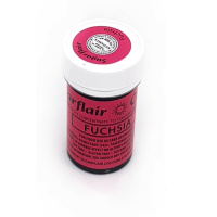 Spectral konzentrierte Paste Fuchsia Lebensmittelfarbe  25 g von Sugarflair - E171frei - f&uuml;r Zuckerpasten, Icing, Buttercreme etc.