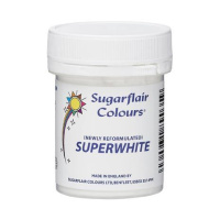 Superwhite Sugarflair - Super WEISS PULVER  - 20 g - neue Rezeptur ohne E171