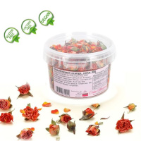 Rosenknospen natur orange getrocknet, 30 g, 100 % essbar,...