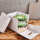 Torteschachtel 25,5  x 25,5 cm  x 25 cm hoch weiß Wellkarton Cake Box von FunCakes