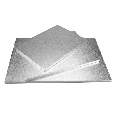 Tortenplatte - rechteckig  silber 36 x 25 cm x 1,2 cm Cake Masters