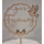 Firmung Holz Torten Topper mit Taube personalisierbar  ohne Text