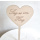 Sag es im Herz mit Stiel - Individueller Topper mit Ihrem Wunschtext 12 cm  Standard 00