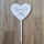 Sag es im Herz mit Stiel - Individueller Topper mit Ihrem Wunschtext 15 cm Schrift 8