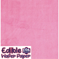 MHD &uuml;berschritten - Wafer Paper d&uuml;nn pink rosa 12 Blatt d&uuml;nnes Oblatenpaoier  f&uuml;r Zuckerblumen und Dekorationen