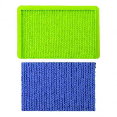 SIMPRESS KNIT klassisches glattes Strick Muster - classic Knit von Marvelous Molds