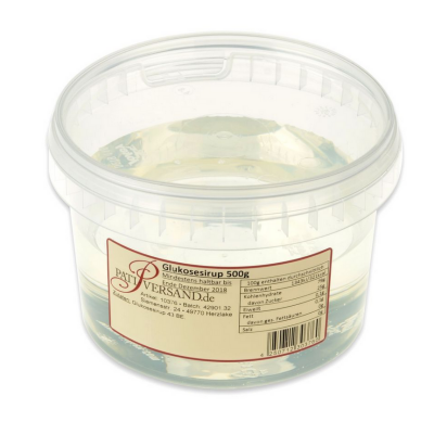 Glukosesirup 500 g von PatiVersand perfekt für Zucker- und Pralinen Massen