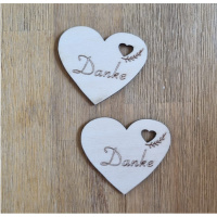 Sag es im Herz - Individuell mit Ihrem Wunschtext 8 cm  Schrift 2 Ohne