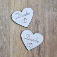 Sag es im Herz - Individuell mit Ihrem Wunschtext 8 cm  Schrift 10 Ohne