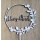 Individueller Topper Rund Beeren Kranz mit Ihrem Wunschtext 20 cm