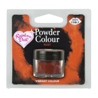 Rainbow Dust Powder Colour Rust 4 g - Rostbraun, Orange...