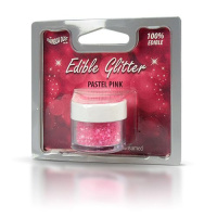 Glitter Pastel Pink  5 g, Glitzer 100 % essbar von Rainbow Dust