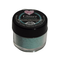 Glitter Turquoise T&uuml;rkis  5 g, Glitzer 100 % essbar von Rainbow Dust