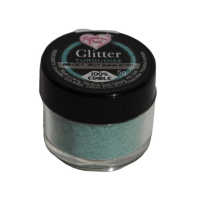 Glitter Turquoise Türkis  5 g, Glitzer 100 % essbar von Rainbow Dust