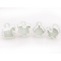 Baby Ausstecher und Stempel Set 4 teilig -...