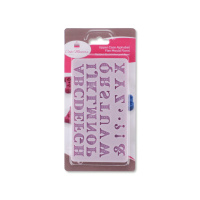 Buchstaben Floral 1,5 cm Flexform aus Silikon, hitze- und frostbeständig,