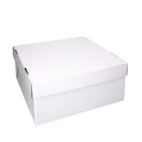 Set 5 x Tortenkarton 26 x 26 x 15 cm extra stabil zweiteilig von Cake Masters