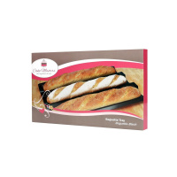 Baguette Backblech 40 x 25 cm f&uuml;r 3 Brote - antihaftbeschichtet, Sp&uuml;lmaschine geeignen