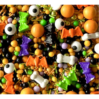 Fan &amp; Fear Zuckerstreusel 100 g  Halloween Sprinkles Mix  von SD Pearls