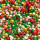 Weihnachtszeit Zuckerstreusel 100 g  Mix  von SD Pearls  mit Lebkuchenmännern, Schneeflocken, Tannen...