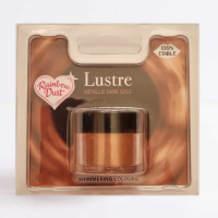 Rainbow Lustre Metallic Puder Dark Gold  -  Rot Gold...