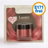 Rainbow Lustre Metallic Puder  Raspberry Velvet  -  Himbeersaft metallic 3 g - E171 frei -  Metallic Dust Powder Colour