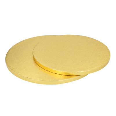 Cake Board  rund Gold  30 cm x 1,2 cm Tortenplatte Drum von Cake Masters