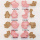Tiere Zoo Ausstecher plus Präger Set 16 teilig - 8 Ausstecher und 8 Stempel, Löwe, Giraffe, Elefant, Hipo, Zebra, Tiger, Panda, Affe