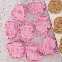 Weihnachten Winter Ausstecher plus Pr&auml;ger Set 16...
