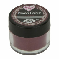 Rainbow Dust Powder Colour Claret 2 g - Bordaux Rot Puder - Pulver Lebensmittelfarbe