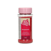Mini Perlen Rot 80 g von Fun Cakes Nonpareils