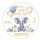 Baby Elefant Geburtstag Tortenbild rund 15 cm