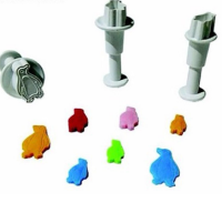 Pinguine mini 3teilig dekofee Stempelausstecher