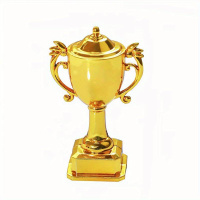 Pokal Sport Troph&auml;e gold 3D H&ouml;he 8 cm...