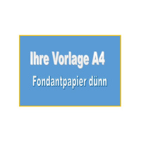 essbarer Ausdruck auf Dekorpapier Professional A4...