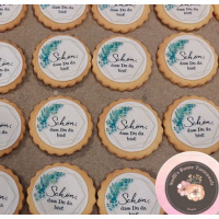Cupcake Keks  Kuchen Aufleger 5 cm rund 20 Stück Esspapier dünn - leicht durchscheinend  Ausstanzung rund
