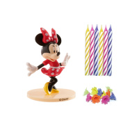 Minnie Mouse - Disney Geburtstags Kit von DekoraFigur mit Kerzen