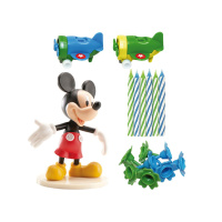 Mickey Mouse - Disney Geburtstags Kit von DekoraFigur mit Kerzen und Haltern