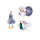 Elsa Eiskönigin Frozen 2 - Disney Geburtstags Kit von Dekora Figur und Stecker