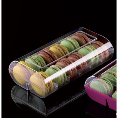Macaron Verpackung Box  transparent 12er  für Macarons bis 5 cm - Greenline ohne Überverpackung