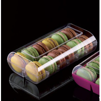 Macaron Verpackung Box  transparent 12er  für...
