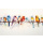 Vögel bunt auf Ast - Tortenband 6,5 cm hoch - essbar 3 x 29,6 cm auf premium Fondantpapier